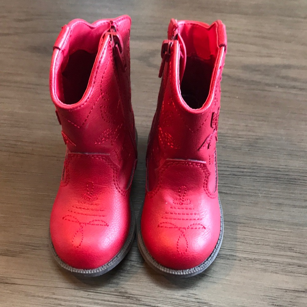 Red Toddler cowboy boots